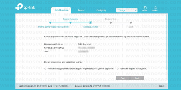 TP-Link TD-W9977 Arayüz Giriş Parolası, TP-Link TD-W9977 Modem Kurulumu, TP-Link TD-W9977 Kablosuz Ayarlar, TP-Link TD-W9977 Sıfırlama