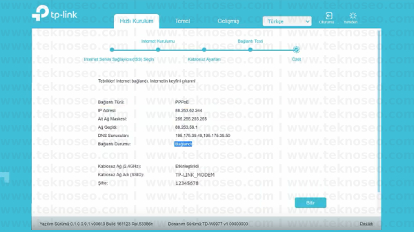 TP-Link TD-W9977 Arayüz Giriş Parolası, TP-Link TD-W9977 Modem Kurulumu, TP-Link TD-W9977 Kablosuz Ayarlar, TP-Link TD-W9977 Sıfırlama