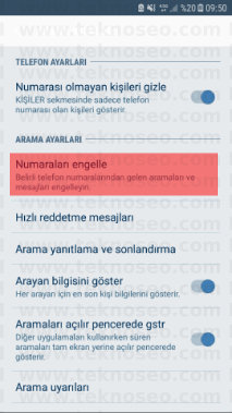 Samsung numarası engelleme, nasıl bloke edilir, Android numarası engelleme, Samsung numarası engelleme kaldırma