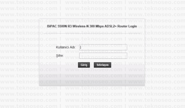 Milyar BIPAC 5500N R3 Arayüz Giriş Şifresi, Milyar BIPAC 5500N R3 Kablosuz Ayar, Milyar BIPAC 5500N R3 Modem Kurulumu, Milyar BIPAC 5500N R3 Sıfır