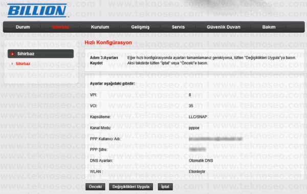 Milyar BIPAC 5500N R3 Arayüz Giriş Şifresi, Milyar BIPAC 5500N R3 Kablosuz Ayar, Milyar BIPAC 5500N R3 Modem Kurulumu, Milyar BIPAC 5500N R3 Sıfır