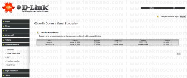D-Smart D-Link DSL-2640U Bağlantı Noktası Açık, D-Link DSL-2640U bağlantı noktası yönlendirme, D-Smart D-Link DSL-2640U bağlantı noktası açma bağlantı noktası açıklığı, D-Link D-Link DSL-2640U bağlantı noktası Direktörü Resimli İfade