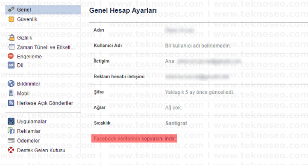 Facebook verilerinin bir kopyasını indirmek, Facebook mesajlarını arşivlemek, Facebook'ta silinen mesajları geri getirmek, Facebook'ta silinen fotoğraflar çekmek