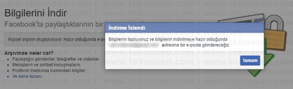 Facebook verilerinin bir kopyasını indirmek, Facebook mesajlarını arşivlemek, Facebook'ta silinen mesajları geri getirmek, Facebook'ta silinen fotoğraflar çekmek