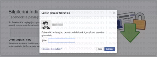 Facebook verilerinin bir kopyasını indirmek, Facebook mesajlarını arşivlemek, Facebook'ta silinen mesajları geri getirmek, Facebook'ta silinen fotoğraflar çekmek