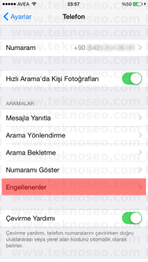 iPhone numarası engelleme, nasıl engellenir, iPhone numarası engelleme, iPhone bloke listesi