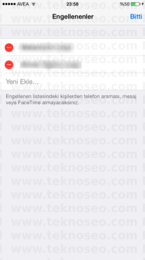 iPhone numarası engelleme, nasıl engellenir, iPhone numarası engelleme, iPhone bloke listesi