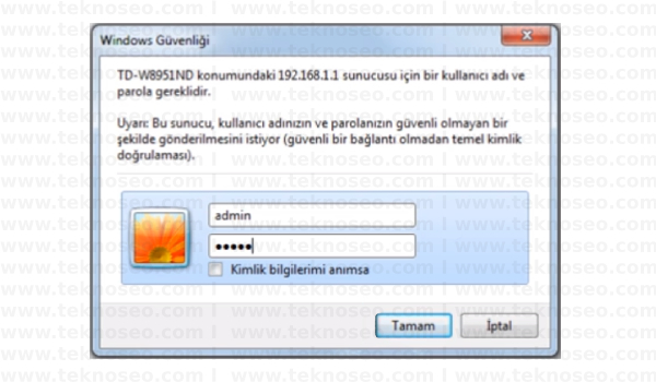 TP-Link TD-W8961ND Arayüz Giriş Parolası, TP-Link TD-W8961ND Modem Kurulumu, TP-Link TD-W8961nd Kablosuz Ayarlar, TP-Link TD-W8961nd Sıfır