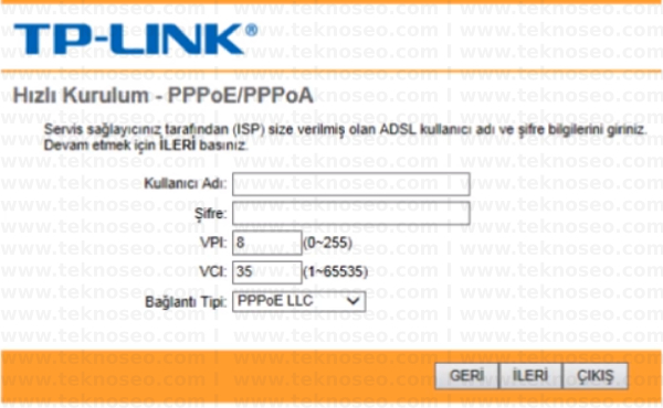 TP-Link TD-W8961ND Arayüz Giriş Parolası, TP-Link TD-W8961ND Modem Kurulumu, TP-Link TD-W8961nd Kablosuz Ayarlar, TP-Link TD-W8961nd Sıfır