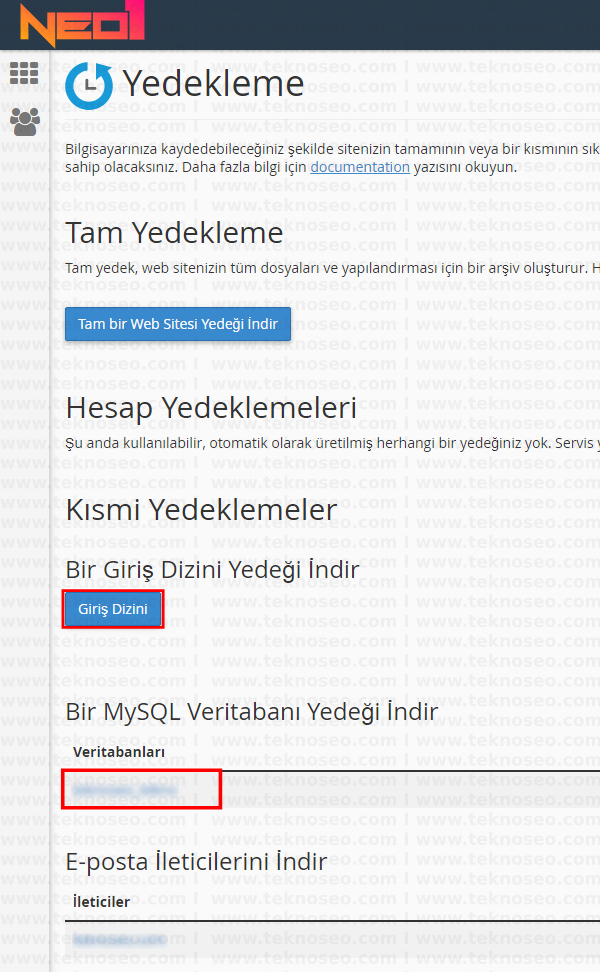 WordPress Backup, WordPress Yedekleme Geri Yükleme, FTP Yedekleme, CPanel üzerinden Yedekleme, CPanel üzerinden Yedekleme Geri Yükleme